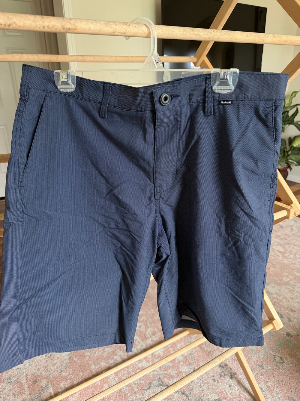 Hurley Navy Men’s Nike Dri-Fit Performance Shorts